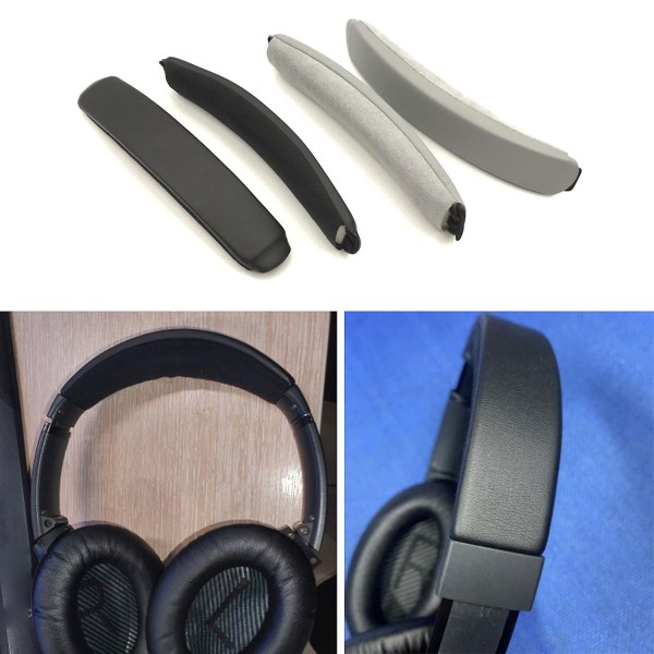 Udskiftningshovedbånd Gaming Headset Hovedstrålepudepude Hovedbånd Reparation Udskiftningstilbehør til Quietcomfort 35 Qc35 - Perfet Gray