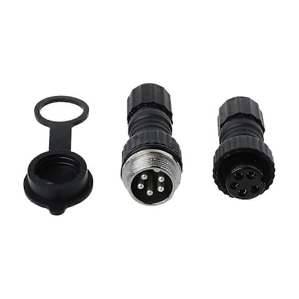 GX16 Vanntett Luftfartskontakt Plugg Sokkel Sensor Encoder 2/3/4/5/6 Pin Ny-Perfekt