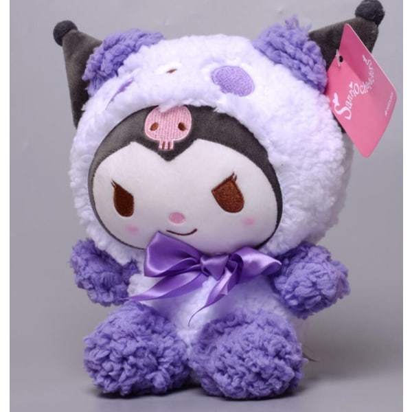 1 kpl Kuromi Winter Soft Cosplay Fuzzy Pehmo Doll Dolls -laatikko - Perfet