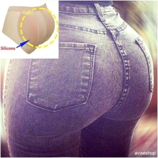 Silikon Pad Enhancer Fake Ass Truse Hip Butt ifter Beige- Perfet Beige L