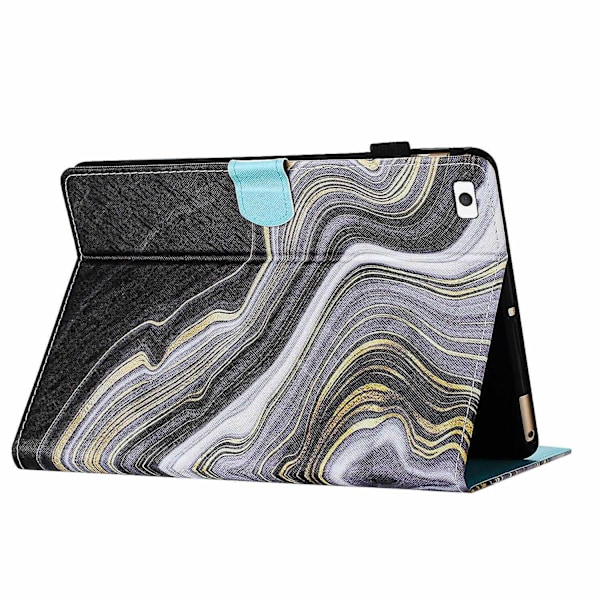 for iPad Mini/mini 2/mini 3/mini 4/mini (2019) Etui PU Lær Mønster Folio Tablet Deksel Marmor-Perfet Style B iPad Mini 0