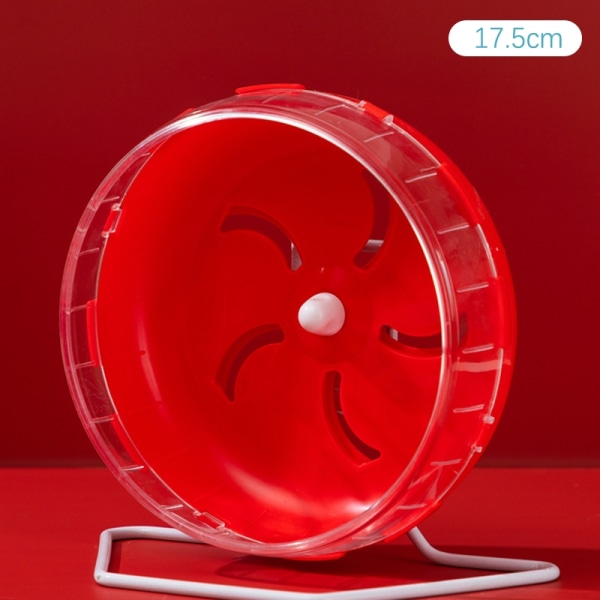 Hamster Sport Running Wheel Gnager Jogging Treningsleker - Perfet Red diameter 12 cm