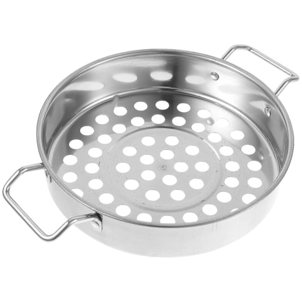 Nätsikt Sil i Rostfritt Stål med Stora Hål - Perfekt för Matlagning