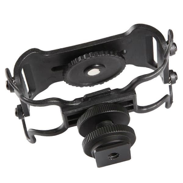 BOYA BY-C10 Universal Kameramikrofon Shockmount med Blixtskofäste (Svart)-Perfekt
