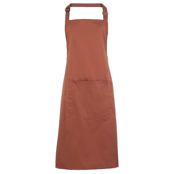 Premier Kvinners Fargerik Bib Forkle med Lommer/Overalls - Perfekt Chestnut