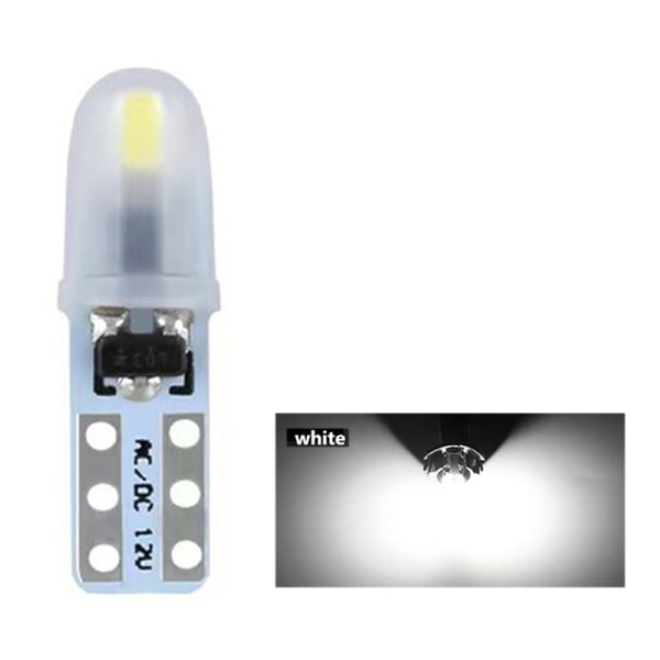 5kpl T5 Led auton sisävalon kojelaudan mittari - Perfet White
