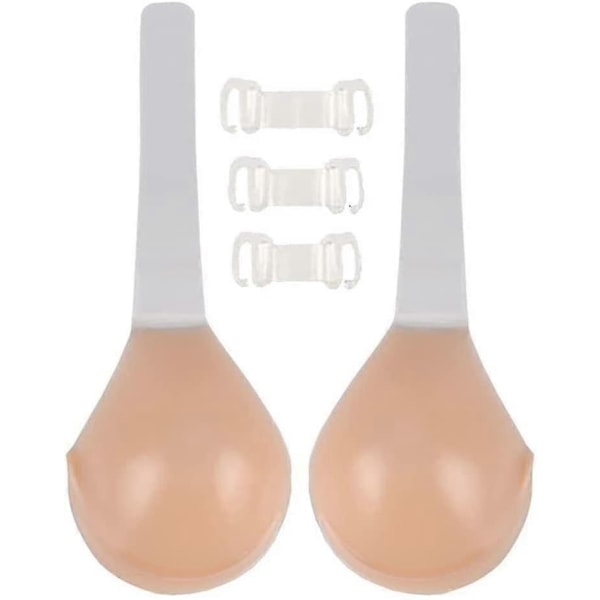 Invisilift BH, Silikonlimmad Lyfthållare Push Up Döljande BH för Kvinnor TY-Perfet H