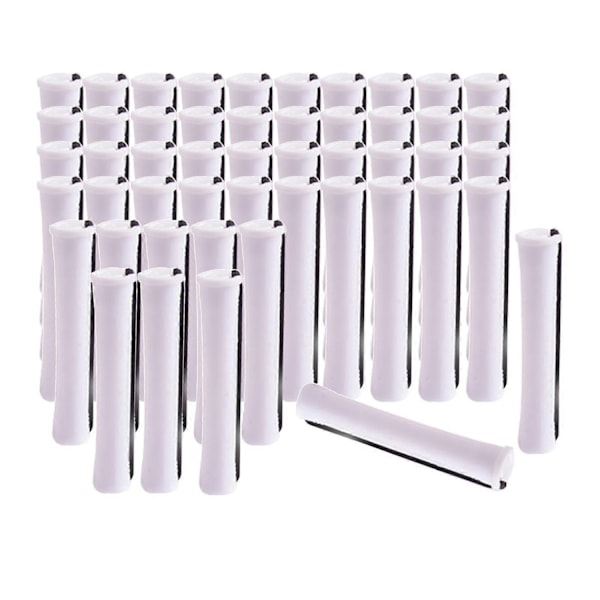 Kolde Permanentstænger til Hår Varmefrit Ruller Styling Frisørværktøj - Perfekt 50Pcs 1.6cm