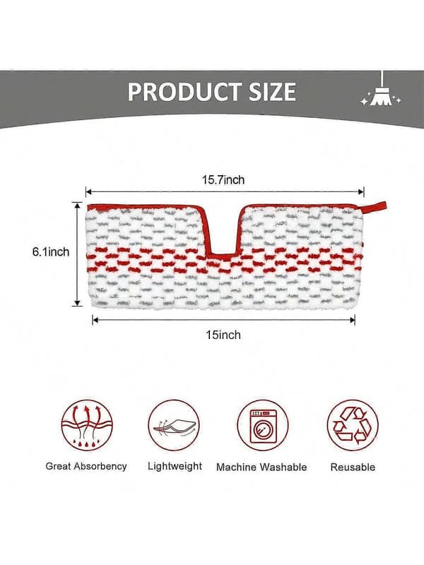3-pack Mikrofiber Spraymoppdynor Kompatibla med O-cedar/Vileda Promist MAX Tvättbara Vändmoppdynor Kompatibla med Torr Våt Golvrengöring - Perfekt 3 pack Spray Mop