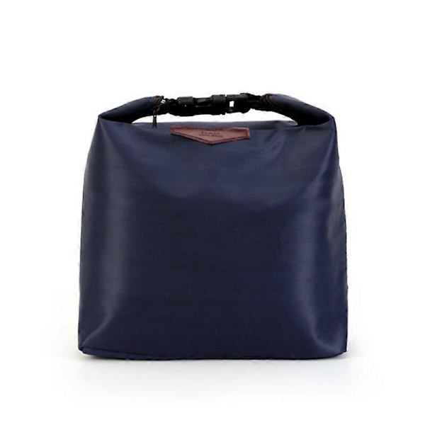Isolerad Lunchväska Nylon Vattentät Lunchlådor Tote Matpåsar Termisk Kylare Picknick Mat-Perfekt wine red