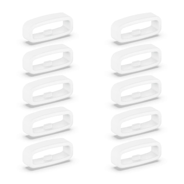 Rannekellahdin Silicone-kiinnitinrengaspidike 18mm/20mm/22mm Vyölenkit - Täydellinen White 20MM