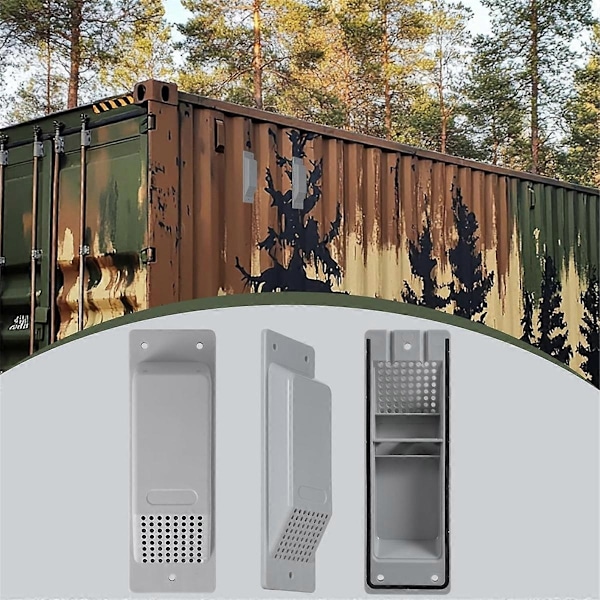 8 stk. ventilationsåbninger til fragtcontainere - Perfekt