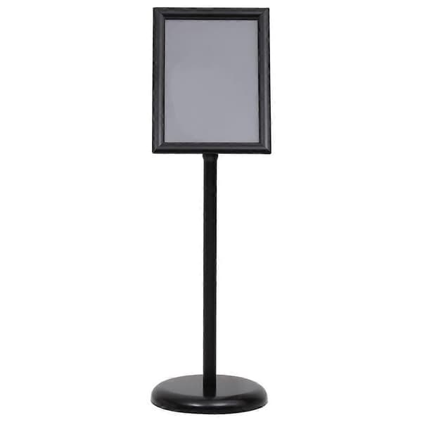 A4 Plakatstander Sort Aluminiumlegering - Perfekt