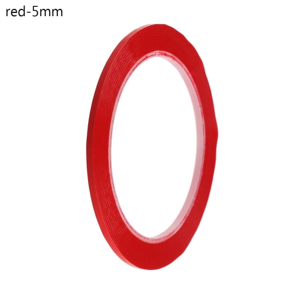 1 kpl Desktop Asemointiteippi Merkintäteippi RED 5MM red-Perfet red 5mm