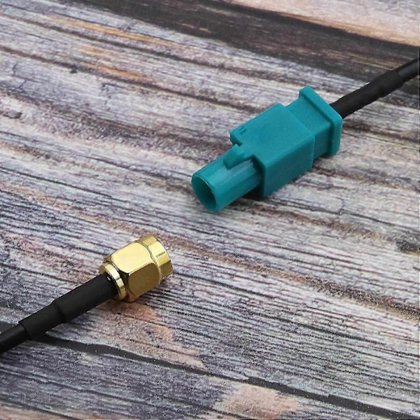 2-pakning Universal Fakra Z til SMA Hann Adapterkabel Kompatibel med GSM Kjøretøyantenne GPS DAB TV Biltilbehør 15cm-Perfekt