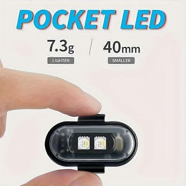 Lys opp natten: RGB LED fly strobe lys for motorsykler, fly og helikoptre - Perfekt 2pcs-1Controller