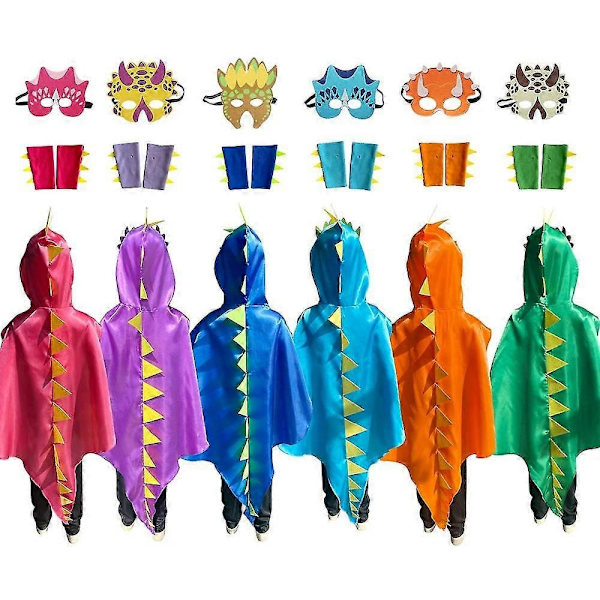 Dinosaur Kostume Kappe Barn Kostume Draget Klæd Ud Piger Drenge Halloween Kostume Til Fødselsdagsfest Favør-Perfet Green
