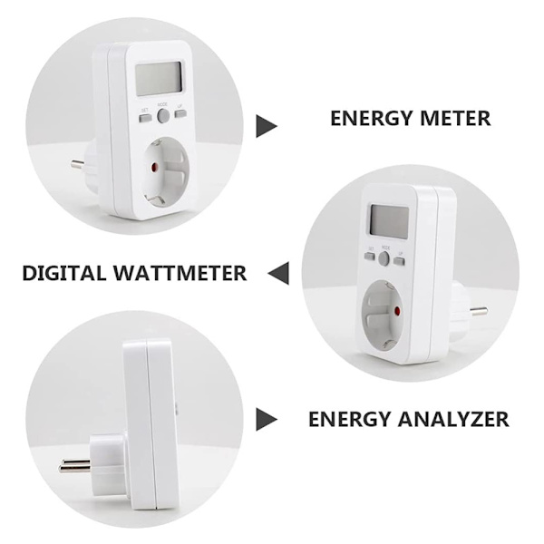 Strømmåler / Energimåler for strømmåling via stikkontakt - Perfet