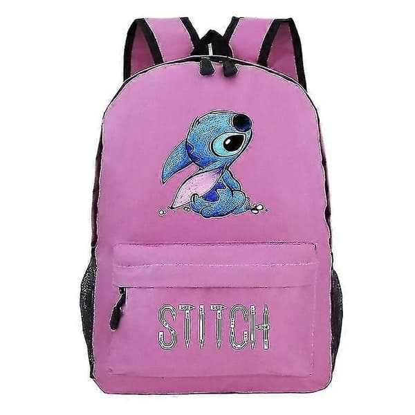 Lilo og Stitch Stitch Rygsæk Skoletaske - Perfekt pink