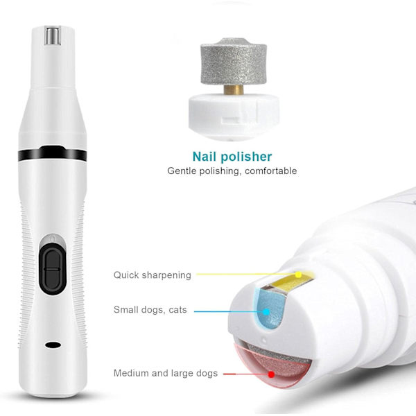 Negletrimmer til hunde ledningsfri trimmer - Perfet