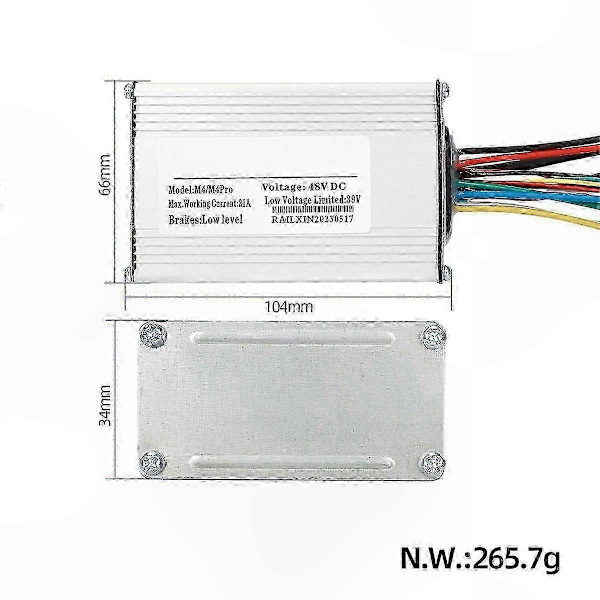 Scooter Controller 48V DC Kompatibel med M4 og M4 Pro Modeller - Perfekt