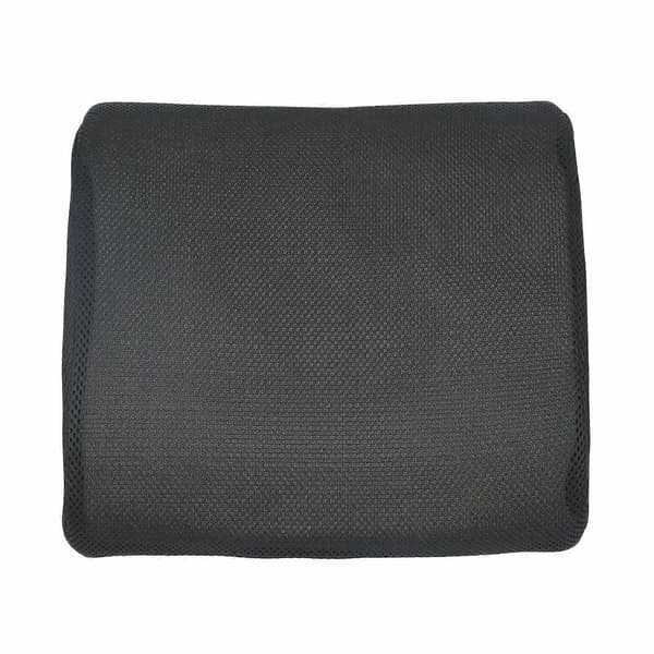 Memory Foam Sittdyna Ländryggsstöd Kudde för Kontor Hem Bil svart-Perfet