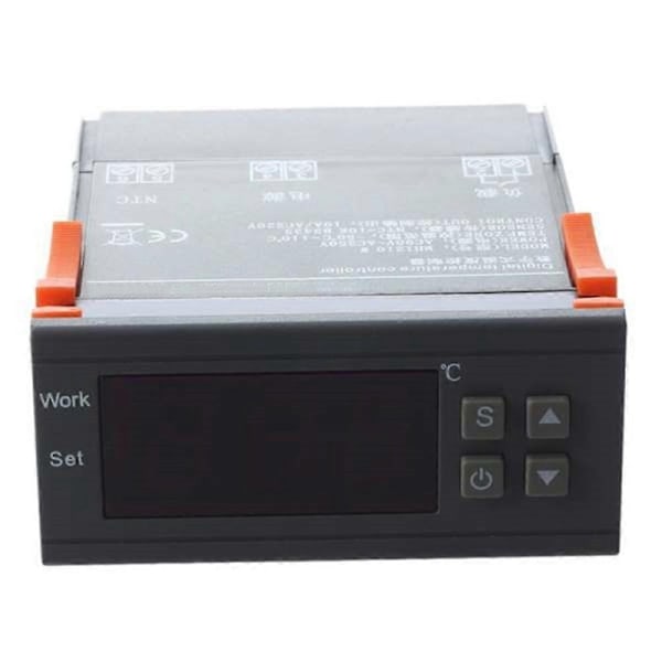 MH1210W Digital 10A 220V Termostat Regulator med Sensor, Kontroll-Perfet