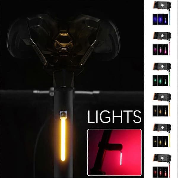 Photon Drop Light USB Oppladbart Sykkel Baklys 3 Lysmoduser Robust-Perfekt Red