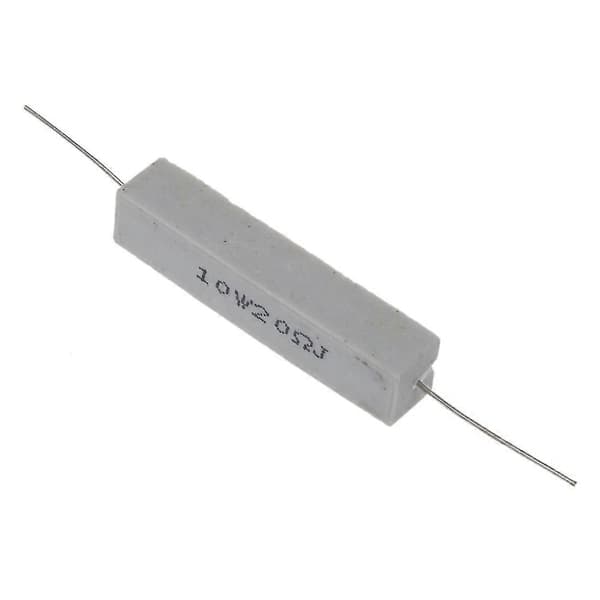 5x 10W 20 Ohm 5% Trådviklet Keramisk Cementmodstand 10 Watt-Perfet