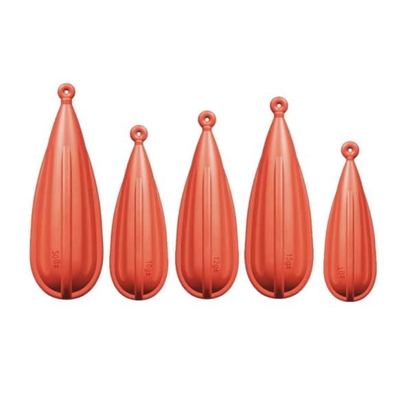 Fiskeövningspluggar Slitstarka Kastpluggar för Lekplats Gård Gräsmatta Orange 5st-Perfet Orange 5pcs