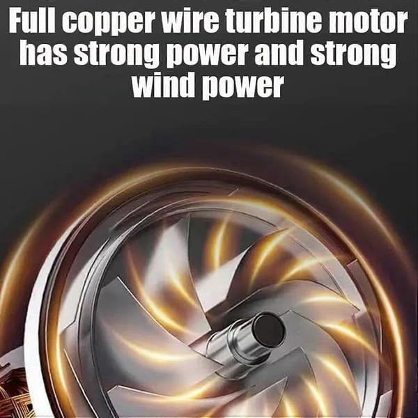Ledningsfri Løvblæser Håndholdt Turbo Jet Blæser - Perfekt Red