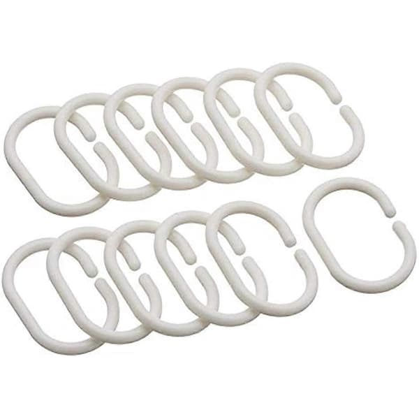 Meiosuns Duschdraperi eller Foder Polyestertyg Duschdraperier Tvättbart Draperifoder Mögel- och Mildbeständigt med Vita Plastkrokar - Perfekt Grey 120*180cm
