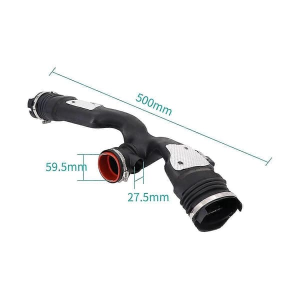 A6420908237 Bilmotorluftkanal med luftmassesensor kompatibel med E320 W211 W164 W251 OM642 6420908237-Perfet