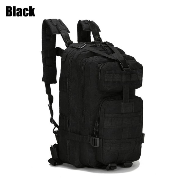 Military Tactical Army Backpack Outdoor Bag 30L-Perfet black