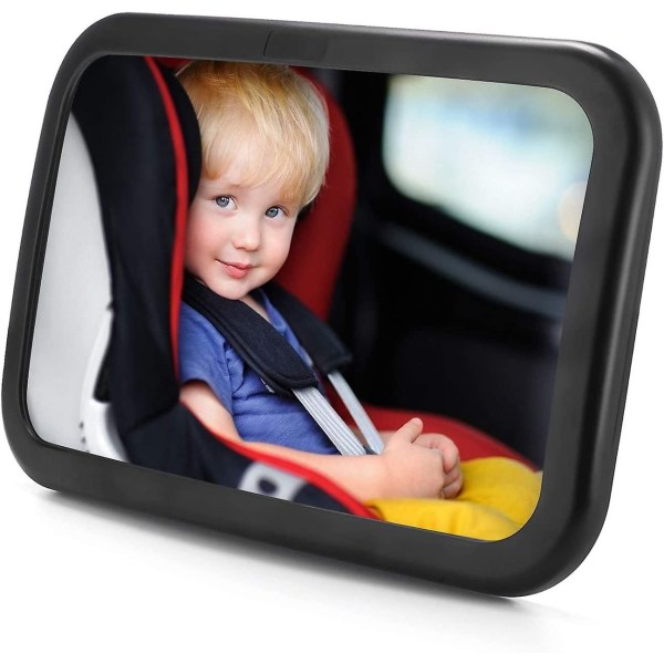 Baby Car Mirror, Baby Car Mirror Med Heilwiy justerbara elastiska remmar, Car Mirror Have - Perfet