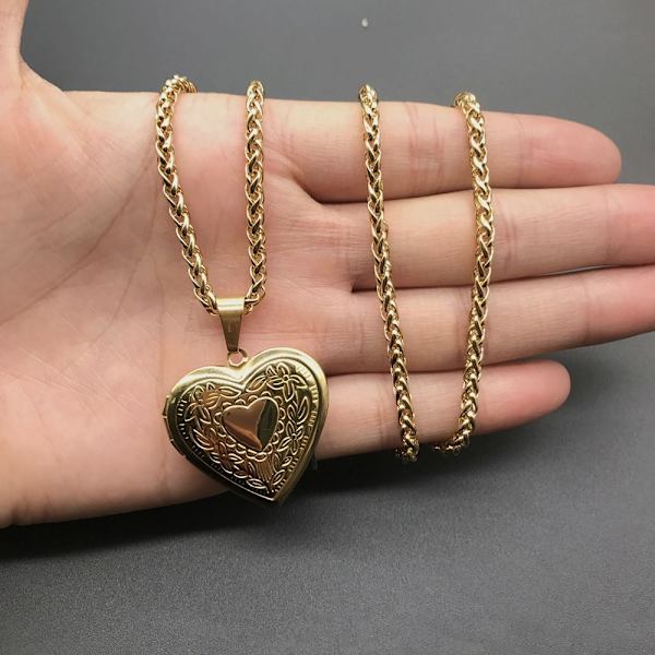 Kaulakoru Photo Image Locket GOLD - Perfet