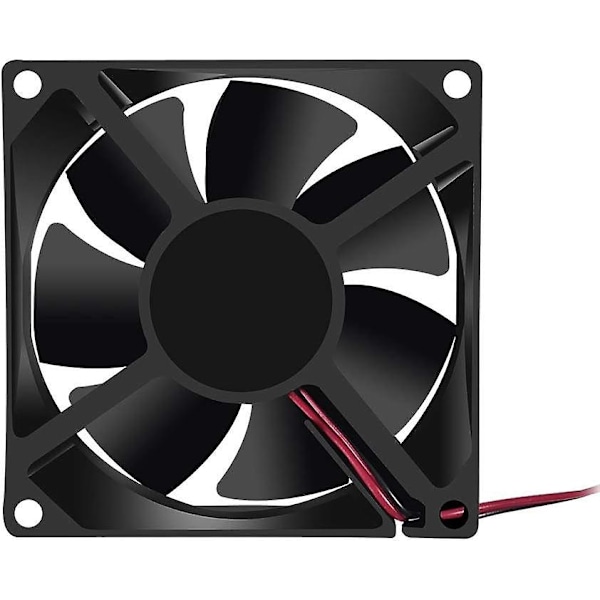 2 stk. 80mm X 80mm X 25mm Vifte DC 12v (8025 Børsteløs Kjølevifte)-Perfet