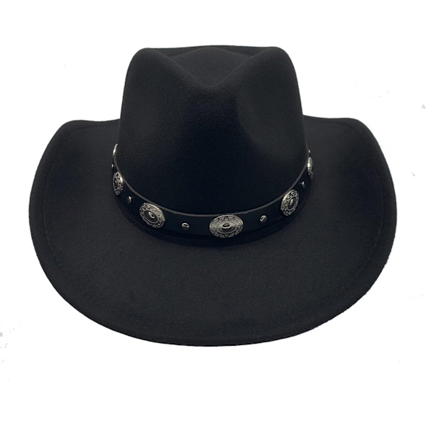 Cowboyhatt för kvinnor Westernhatt för män Cowboyfilthatt - Perfet