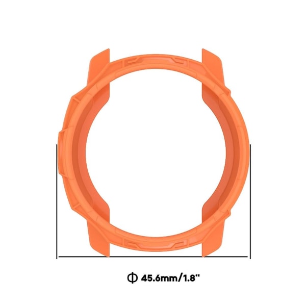 Til Suunto 9 Peak-pro Bumper-anti-rep-hus Vandtæt vaskbart blødt betræk - Perfet Orange