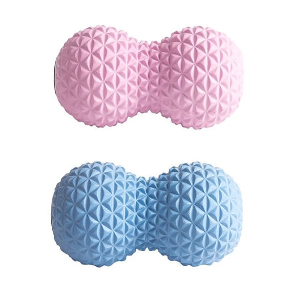 högkvalitativ jordnötsmassageboll EVA Roller Lacrosse Ball Yoga - Perfet blue