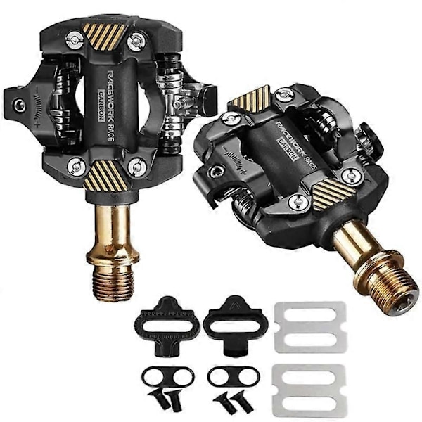 MTB Cykelpedal DEORE XT PD-M8000 M8020 Selv-låsende SPD Pedaler MTB Komponenter Brug Kompatibel med Cykelløb Mountainbike Dele-Perfekt YINGTE M8100 gold
