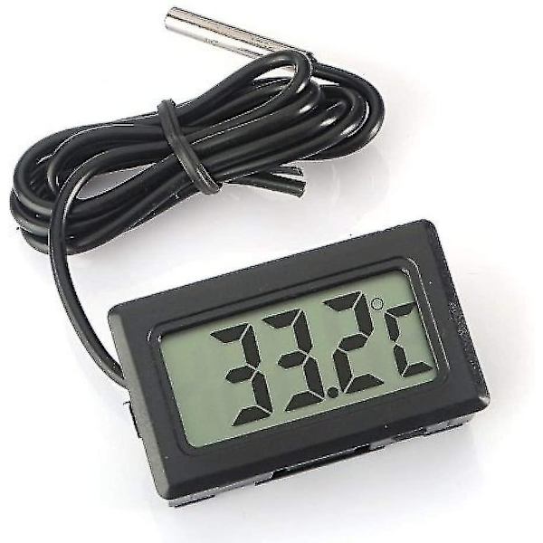 Mini Inbyggd Elektronisk Digital Termometer, Fish Tank Kylskåp Vattentemperaturmätare - Perfet