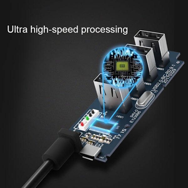 Perfekt ORICO 4-ports USB 3.0-hubb - Perfet