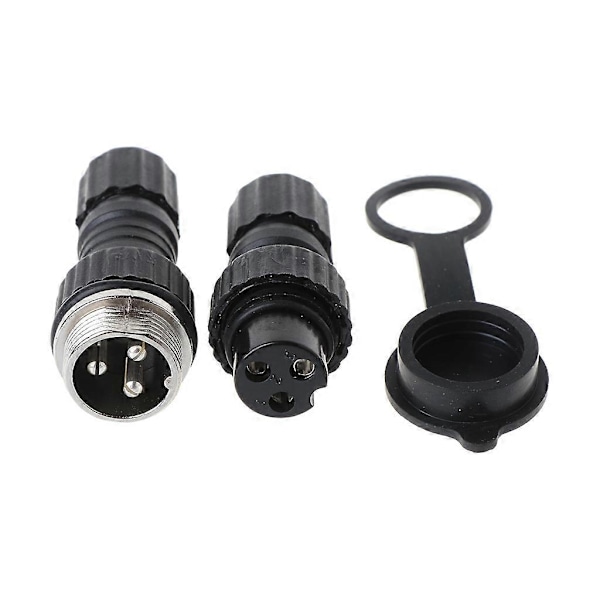 GX16 Vandtæt Luftfartsstik Stikdåse Sensor Encoder 2/3/4/5/6 Pin Ny-Perfekt