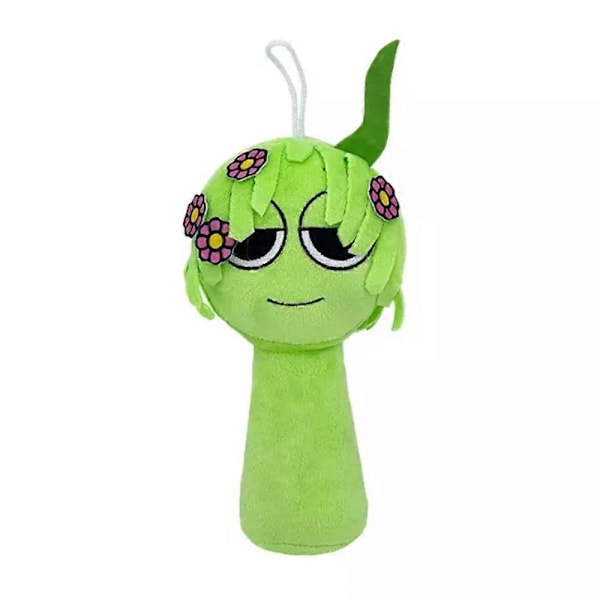 Sprunki Plyschleksak, Sprunki Play Plyschleksak, Wenda Sprunki, Grå Sprunki, för Vuxna och Barn - Perfekt green