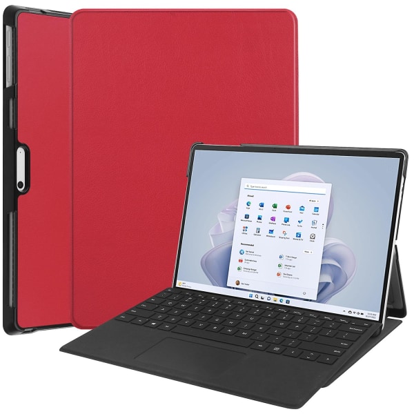 case som är kompatibelt med Surface Pro 9 2022 13 tum - Perfet Red
