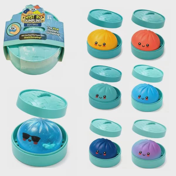 Original Mysterious Dumpling Shark Edition | Populært sødt fingerspidslegetøj blind boks