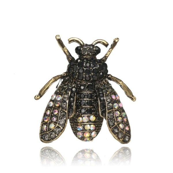 Insekt Rhinestone Pin Tørklæde Clip Smykker Broche Damer - Perfet