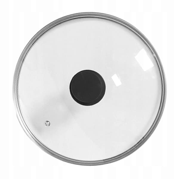 Glasslokk, diameter 34 cm, for utskiftbart lokk. Universallokk-Perfekt