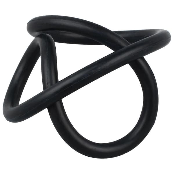 110mm x 5mm Svart Gummi Industriell Flexibel O-ring Tätningsbricka-Perfet